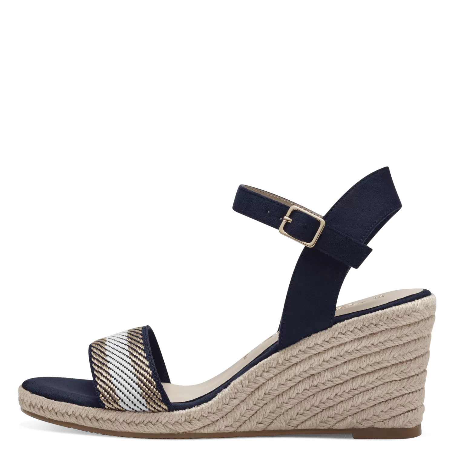 Tamaris Navy Wedge Sandal