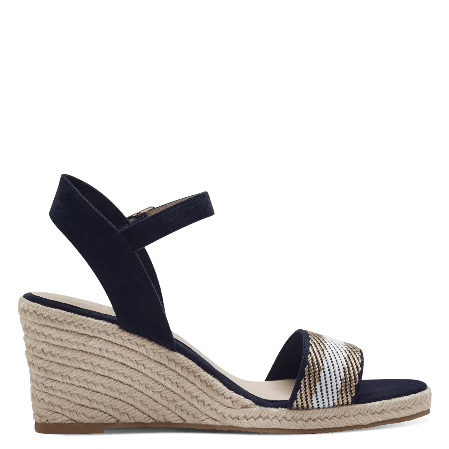 Tamaris Navy Wedge Sandal