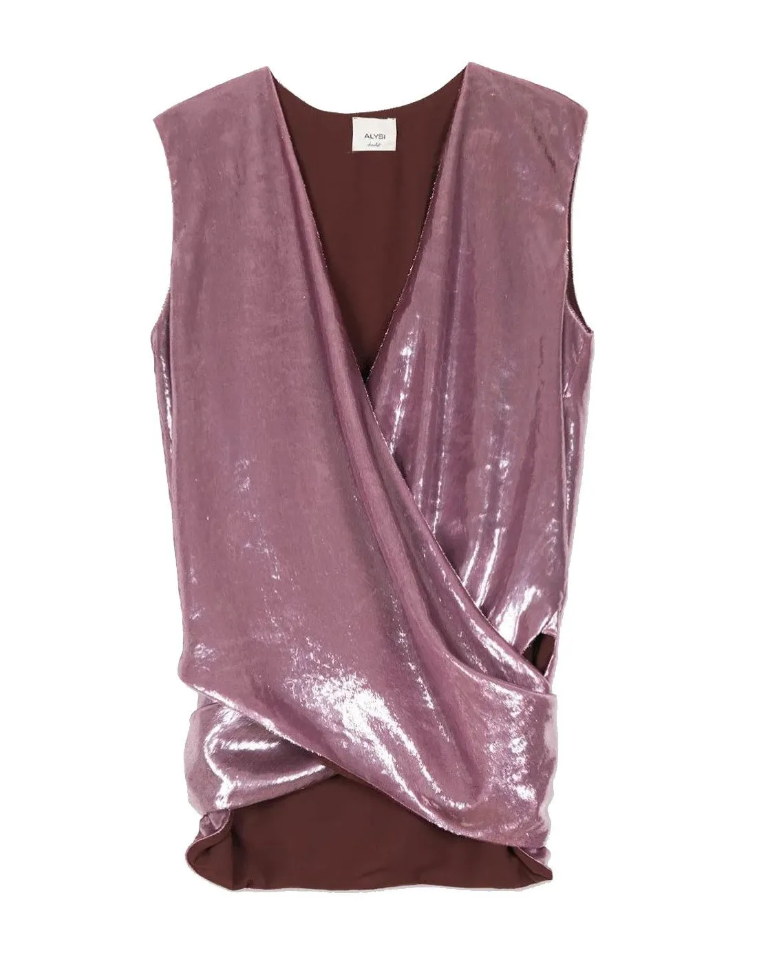 Top donna Alysi 153260 rosa mauve