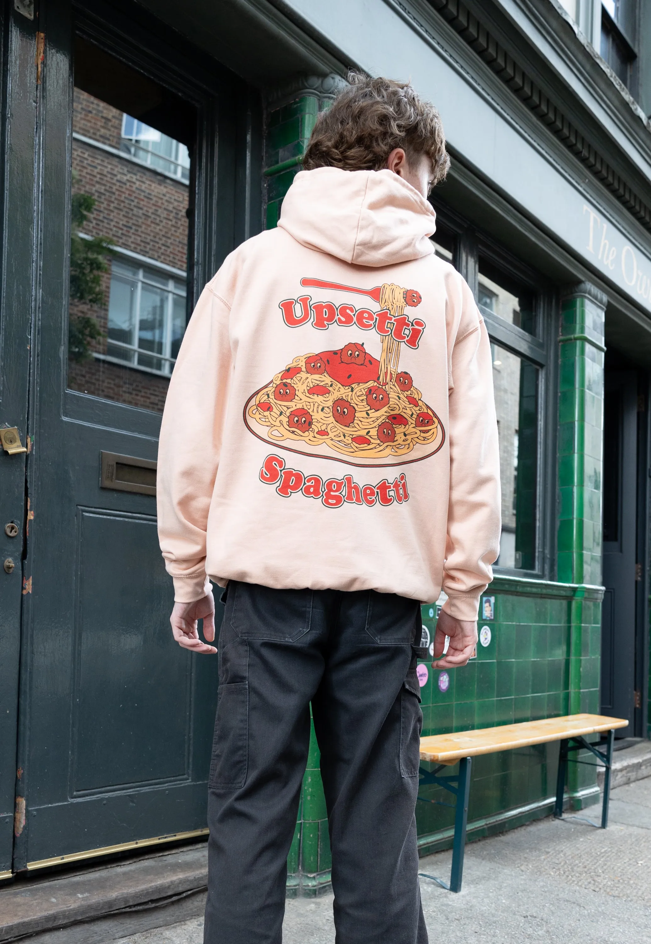 Upsetti Spaghetti Peach Hoodie