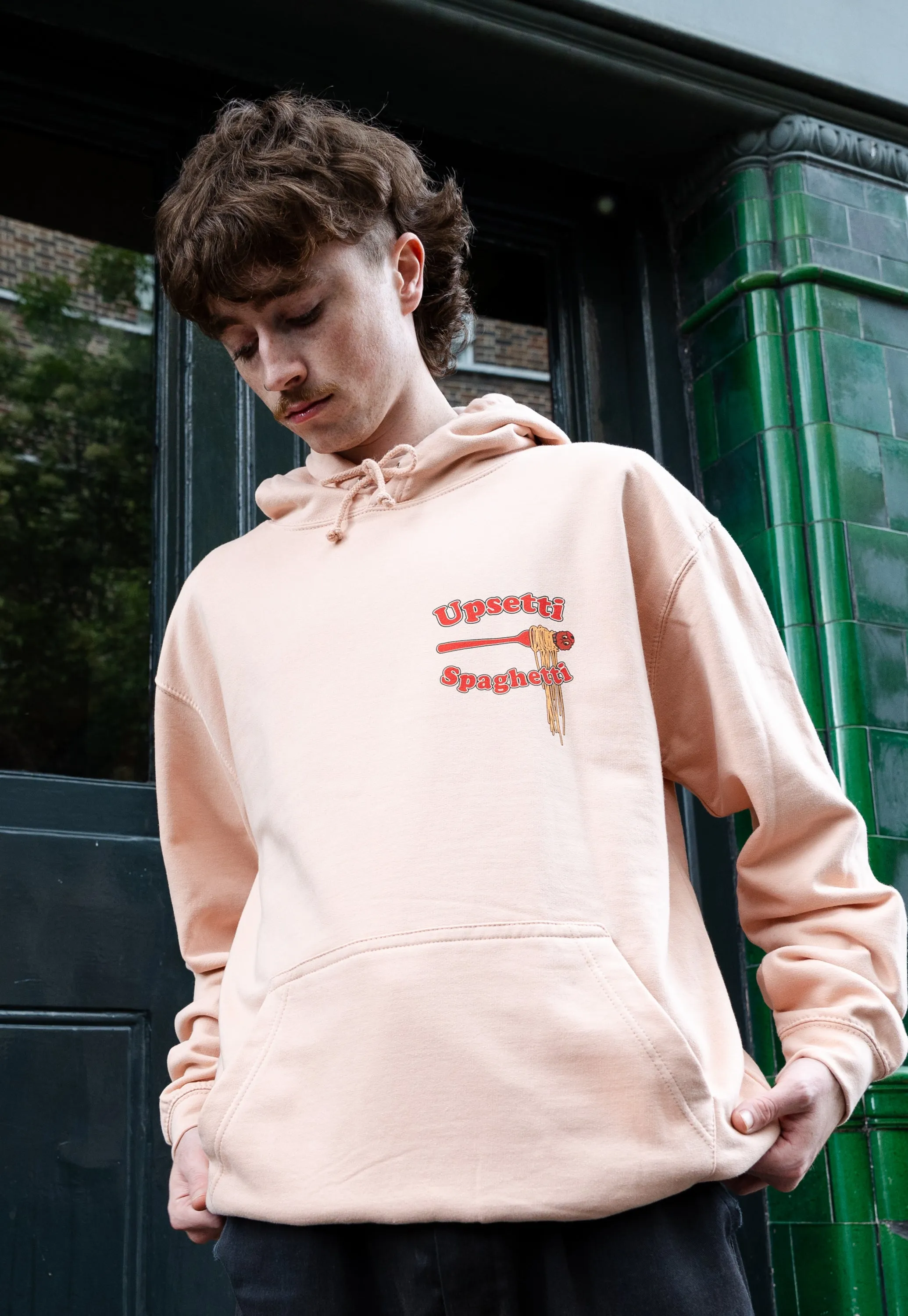 Upsetti Spaghetti Peach Hoodie