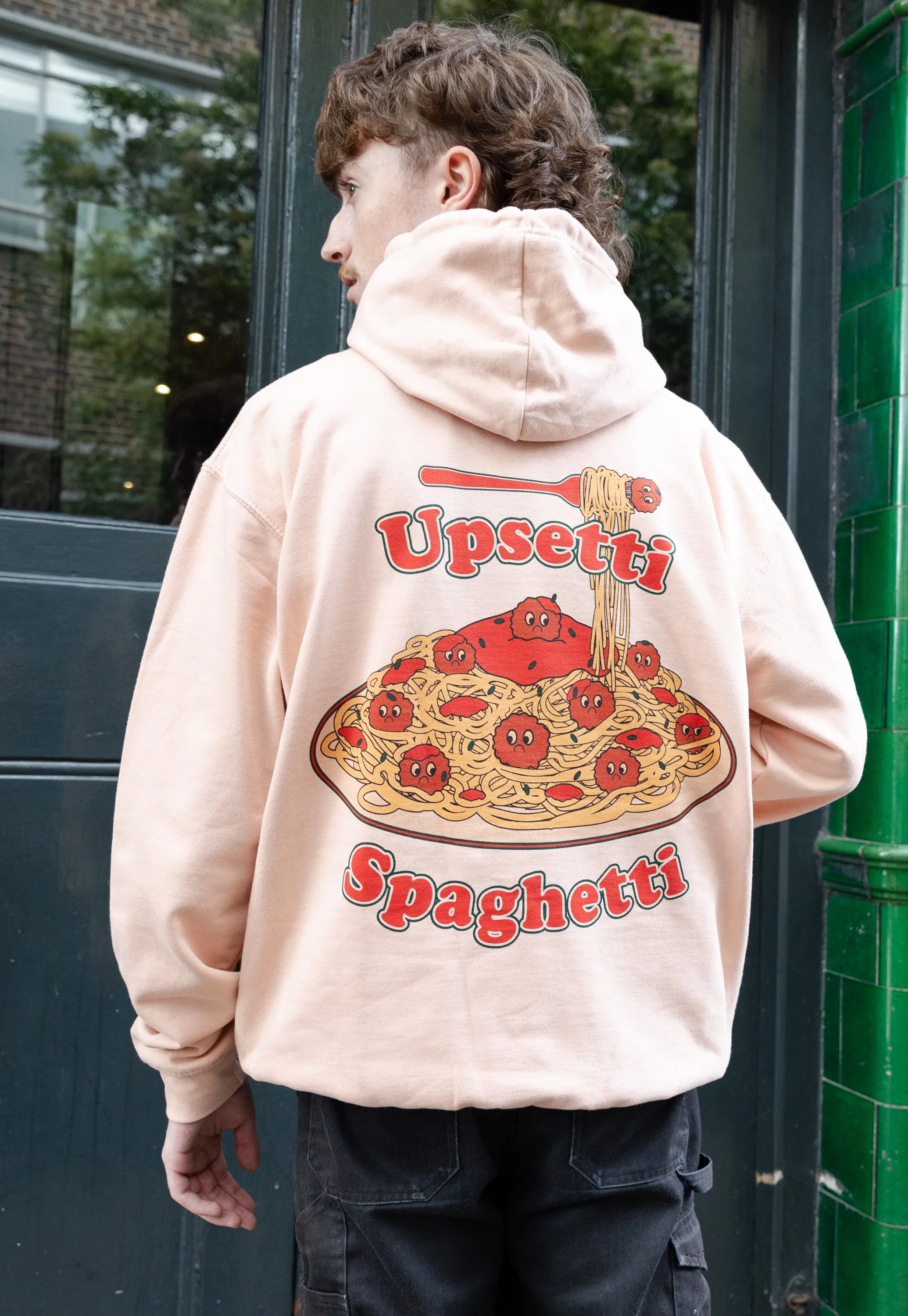 Upsetti Spaghetti Peach Hoodie