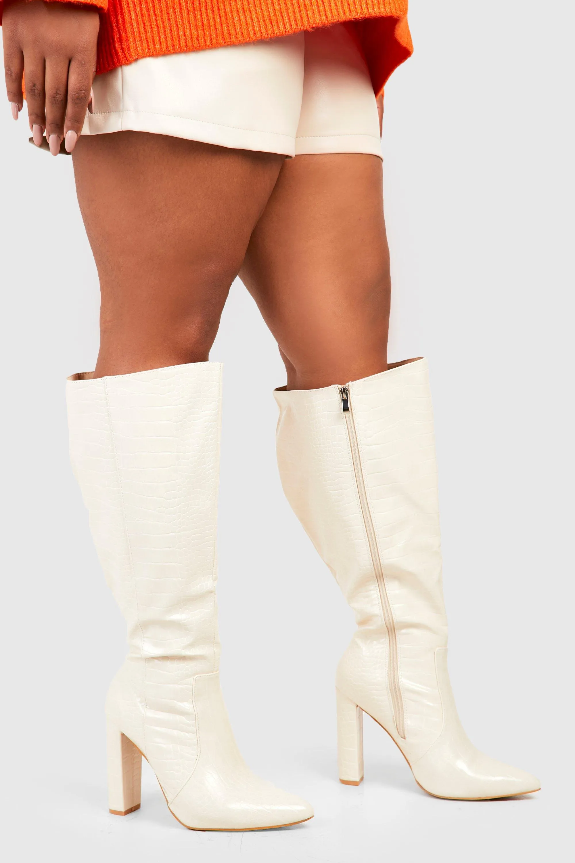 Wide Calf Knee High Boots