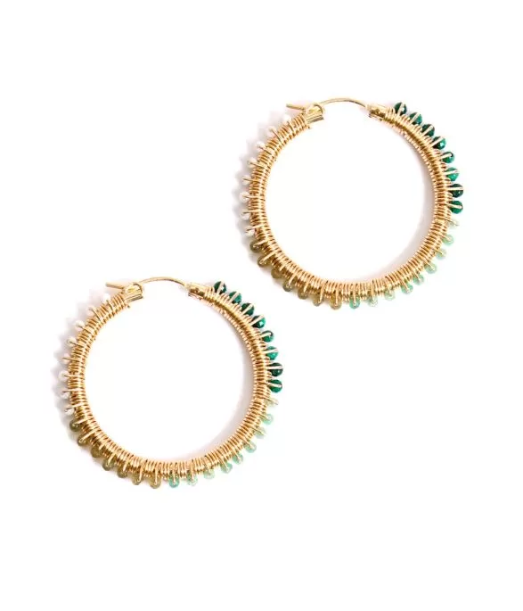 Winslow Gemstone Hoops