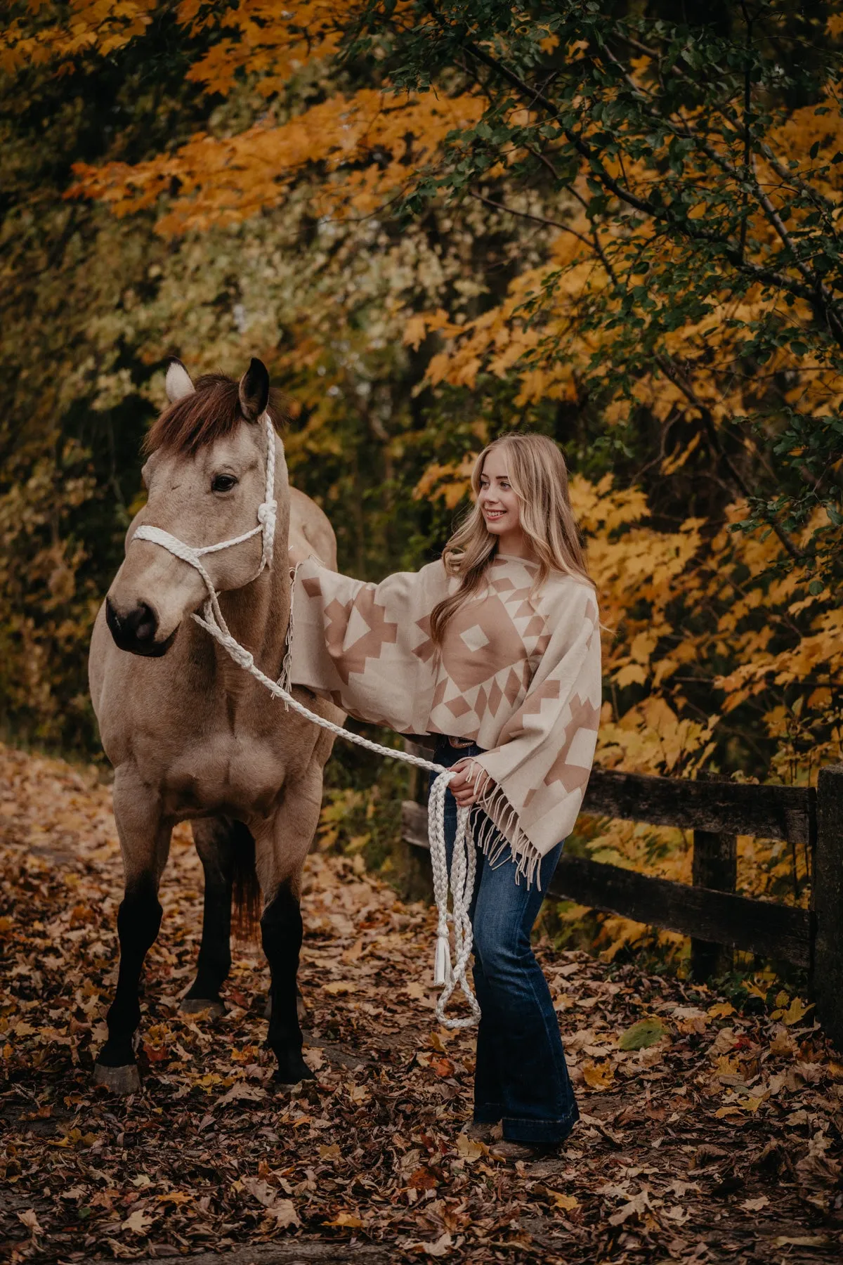 Women's 'Sunset Chic' Poncho Sweater by Ariat (XS-XXL)